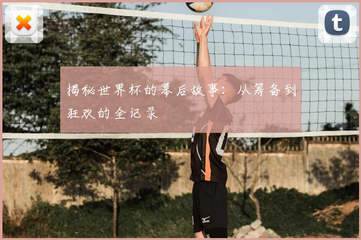 揭秘世界杯的幕后故事:从筹备到狂欢的全记录